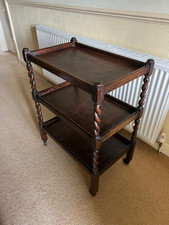 Vintage Oak 3 Tier Tea / Drinks Trolley 