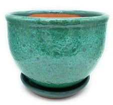 Plant Pot Ceramic Glazed with