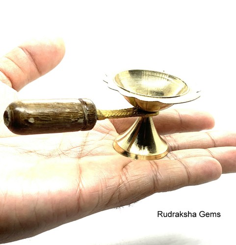 Pooja diya brass - diya, indian