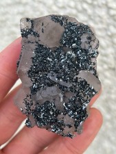 Specularite On Smokey Quartz