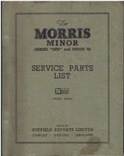 MORRIS MINOR SERIES MM &