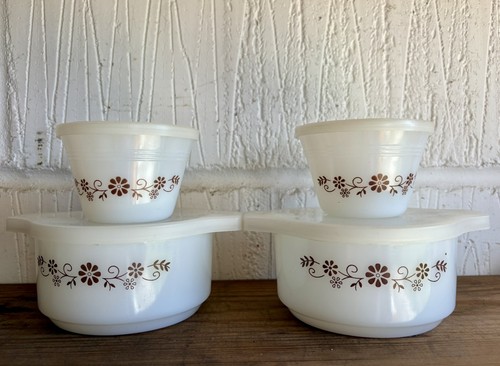Dynaware brown daisy white - brown,