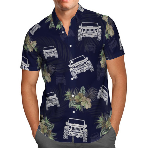 Jeep lover tropical leaf - jeep,