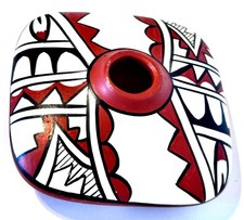 Santa clara pueblo polychrome - santa,