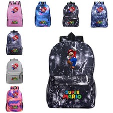 Super Mario Bapa For Kids Large Capacity School Bag With Durable Material