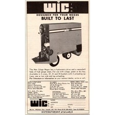 Wic Inc. New Silage Wagon