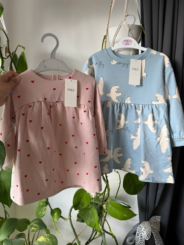 Girls 18m smock dress - 12-18m,
