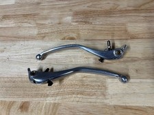 Ducati 848 1098 Front Brake and Clutch Levers Pair Silver #M