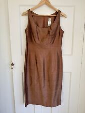 PAULE VASSEUR Women's Dress UK12 100% Silk Mother of Bride Dress Wedding