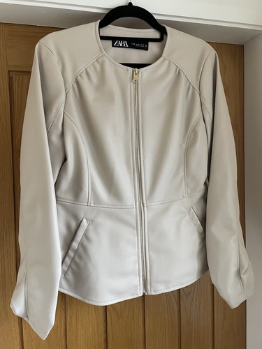 Zara faux leather fitted - leather,