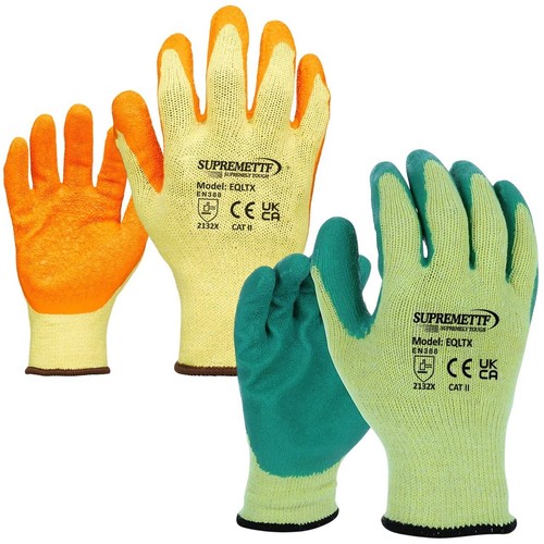 120 pairs latex coated orange - latex,