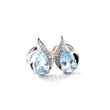 Natural Topaz Earrings