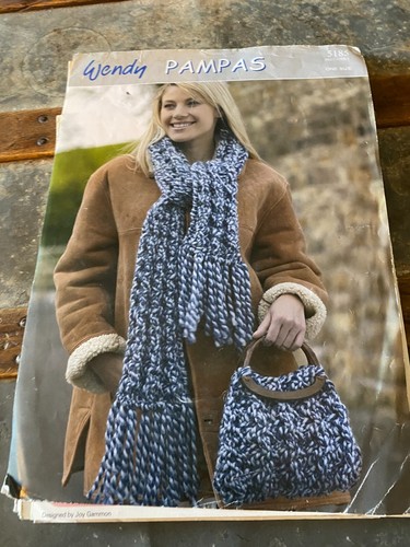 Wendy scarf bag knitting - wendy, &