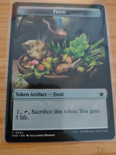 Mtg food treasure - food,