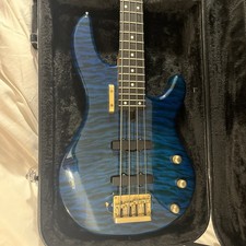 YAMAHA BB-G4 BASS GUITAR and HARD CASE rare blue 