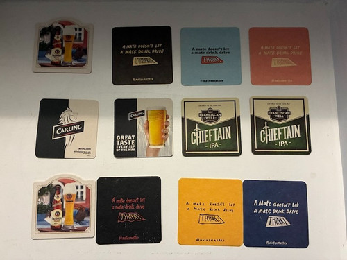 Beer mats very - 12,