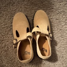 Dr. Martens Beige Suede Mary