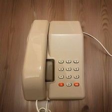 Vintage BT Viscount Home Telephone Cream Retro Prop 1980s Phone