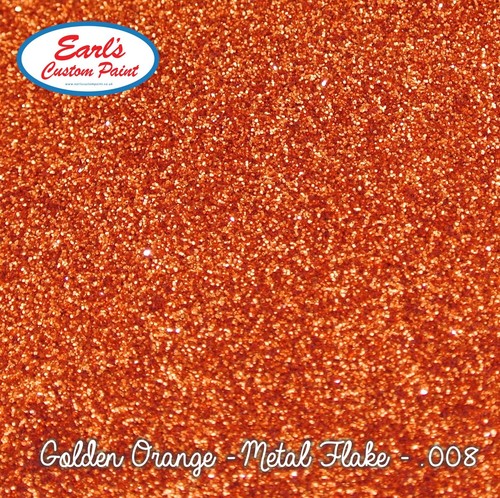 50g golden orange - metal, flake