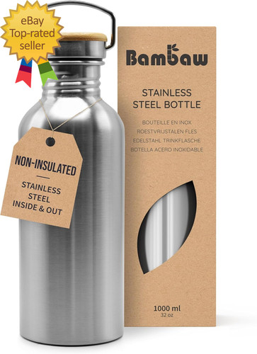 Stainless steel water bottles - steel,