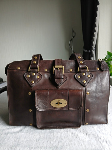 Mulberry brown leather tote - mulberry,