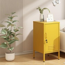 Metal Locker Nightstand with