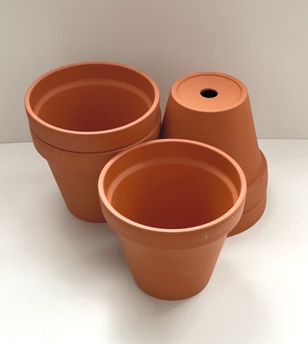 Premium terracotta plant pots - terracotta,