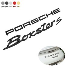 For Porsche Boxster S Letters Rear Badge Emblem Look Deck Lid Set