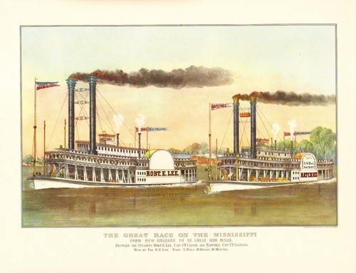 Currier ives print of 19th - &,