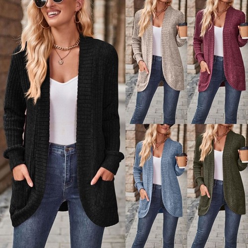 Women cardigan sweater open - sweater,