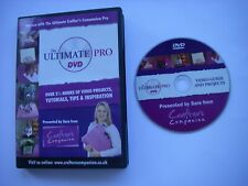 Crafters Companion The Ultimate Pro DVD 2 1/2 Hours 12 PROJECTS Tips TUTORIALS