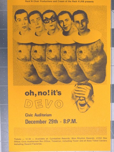 Vtg 1982 punk flyer - punk,