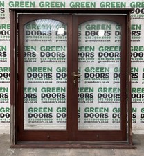 HARDWOOD FRENCH DOORS USED