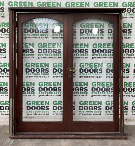 Hardwood french doors - french, used