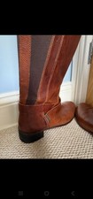 FatFace Leather Knee High Boots Size 9