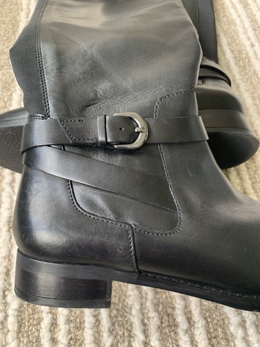 Clarks ladies black leather - ladies,