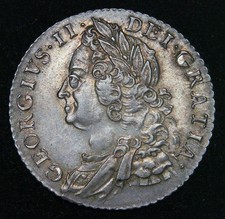1758 george shilling - george, ii