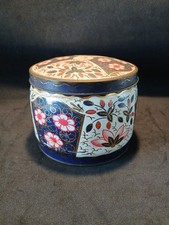 Vintage William Crawford & Sons Biscuit Tin With Original Paper Label 