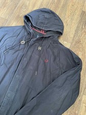 Fred Perry Fishtail Parka Navy Size L Mod Scooter Great Condition