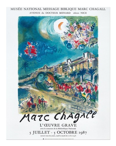 Marc chagall wall art poster - marc,