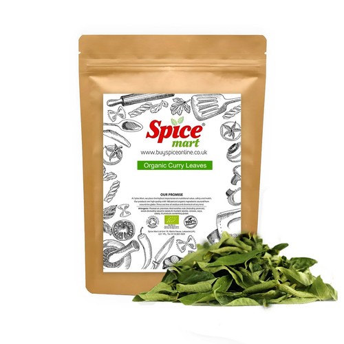 Organic dried curry leaves - dried,