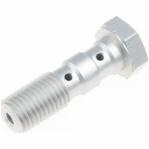 Hollow bolt double m10x1 - hollow, m10x1.25