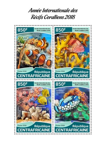 Fishes coral reef mnh - reef,