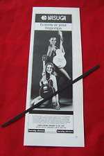 KASUGA LG380B LG2000V ELECTRIC GUITARS 1977 ORIGINAL VINTAGE ADVERT