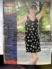 ADELE  SILVA  -  EMMERDALE   ACTOR  - AUTOGRAPHED  MAGAZINE   PICTURE