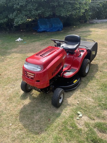 Mtd ride petrol mower - on,