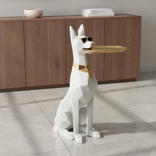 Doberman statue light luxury - statue,