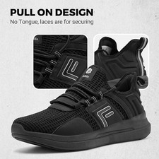 FitVille Wide Fit Trainers for Men Arch Support Road Running Athletic Sneakers