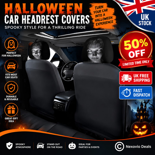 2pcs halloween car - car, headrest