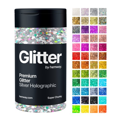 Hemway glitter shaker super - glitter,